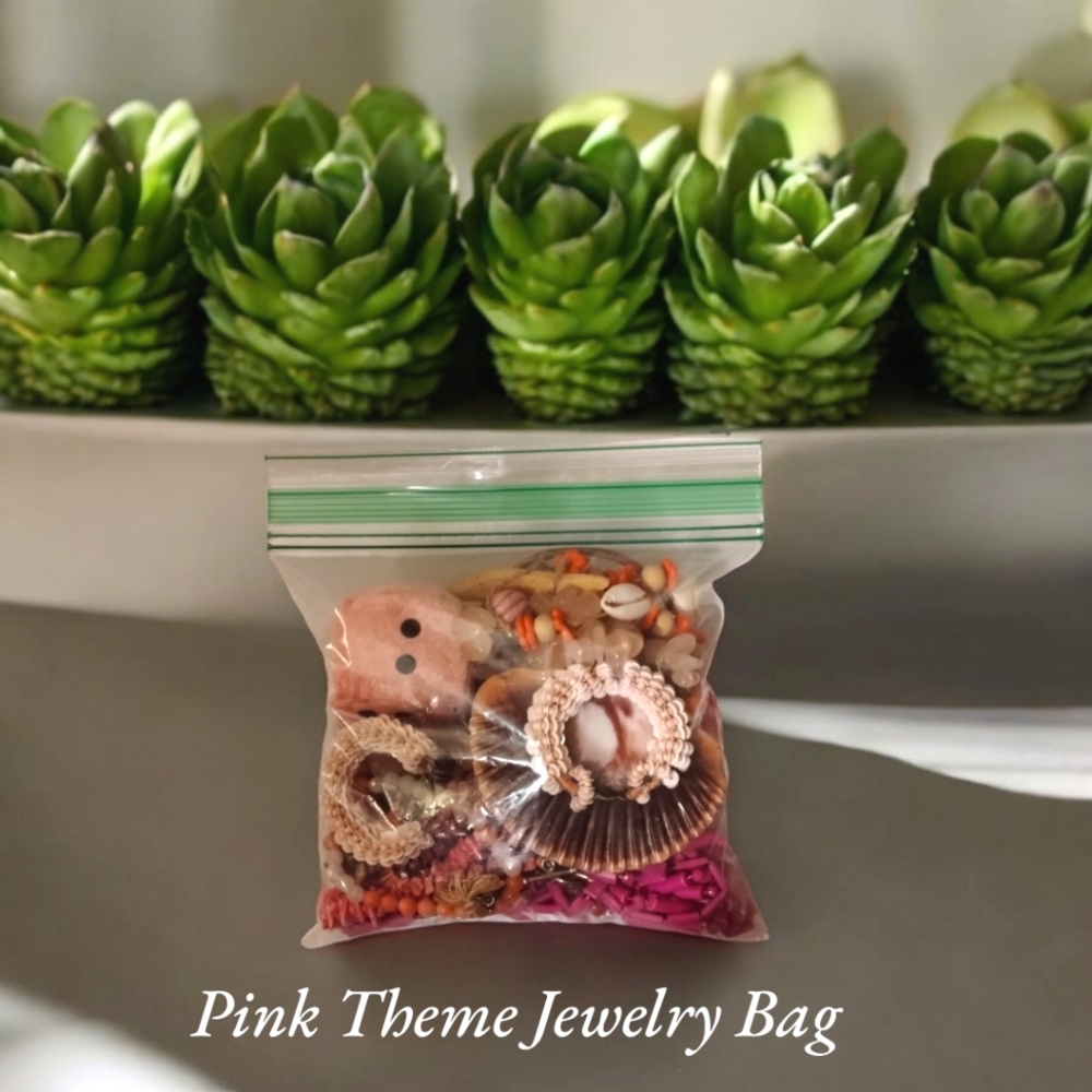 Pink Theme Jewelry Bag